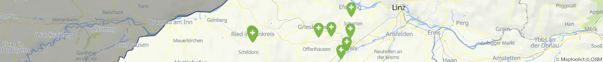 Kartenansicht für Apotheken-Notdienste in der Nähe von Neumarkt im Hausruckkreis (Grieskirchen, Oberösterreich)